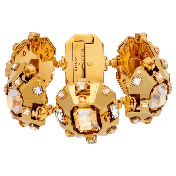 Lanvin Atelier Swarovski Gold Bracelet. - Picture 1 of 16